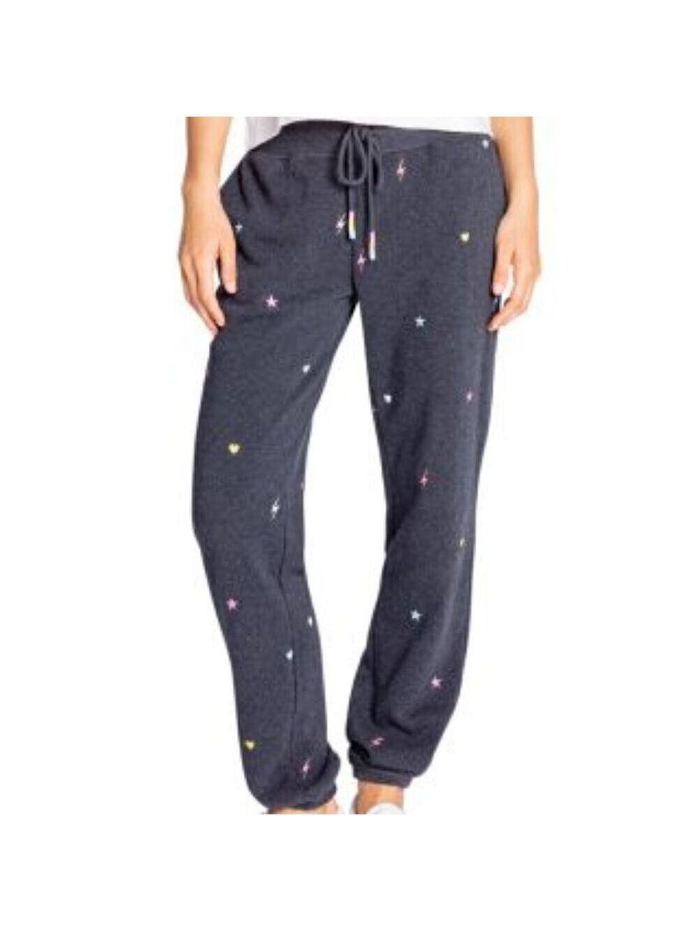 P.J. Salvage One Love Jogger Pants with Elastic Waistband Size Medium